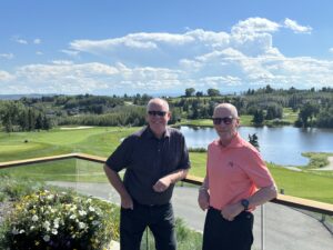 Alan Norris (left) and Andrew Melton