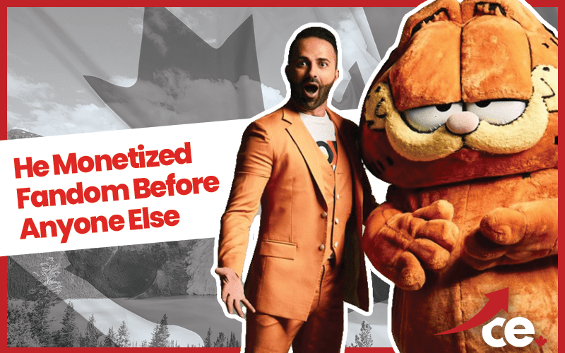 Nathen Mazri and Garfield headshot