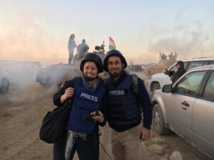 Melanie Marshall and Mahmoud Mosul